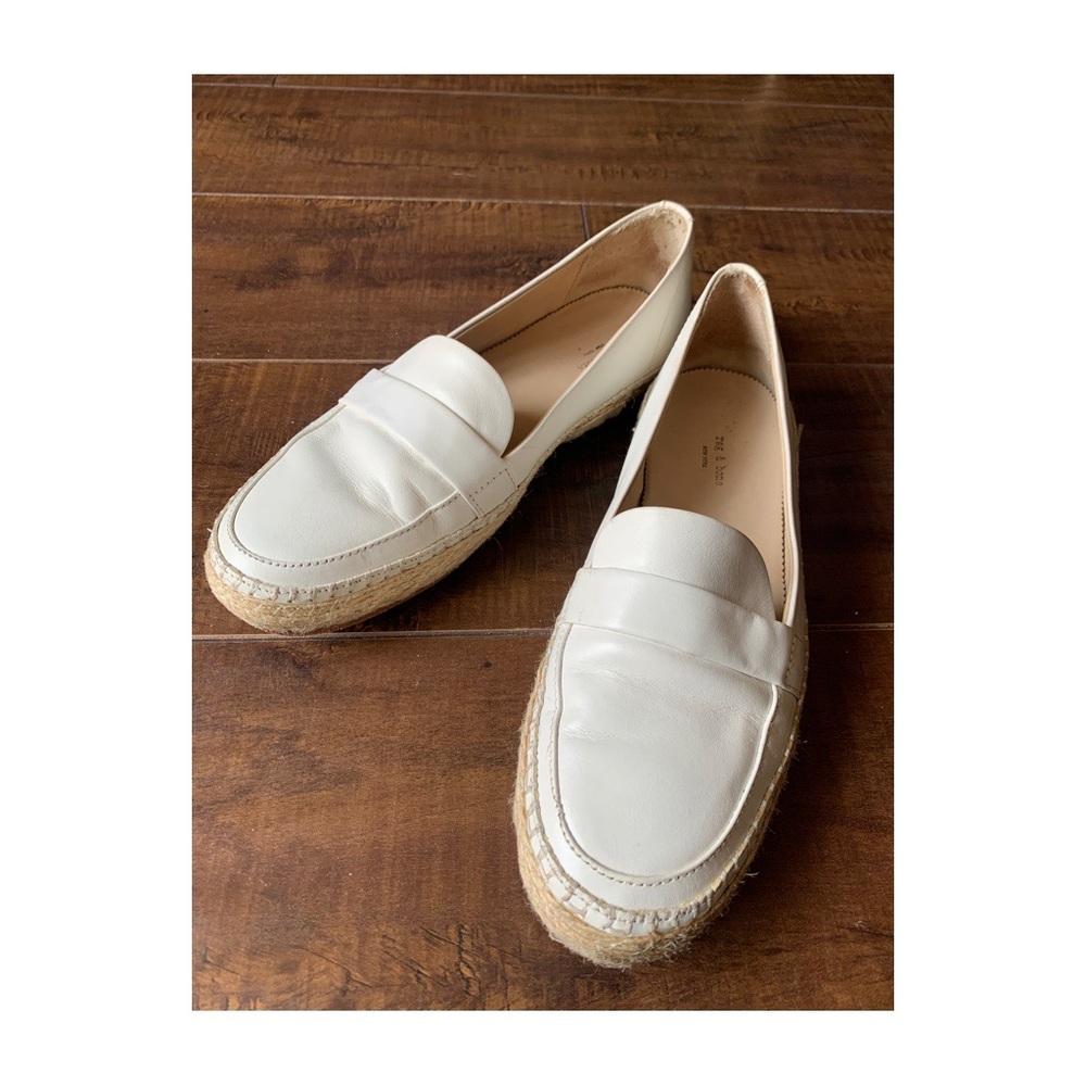 Rag & Bone loafers (white)